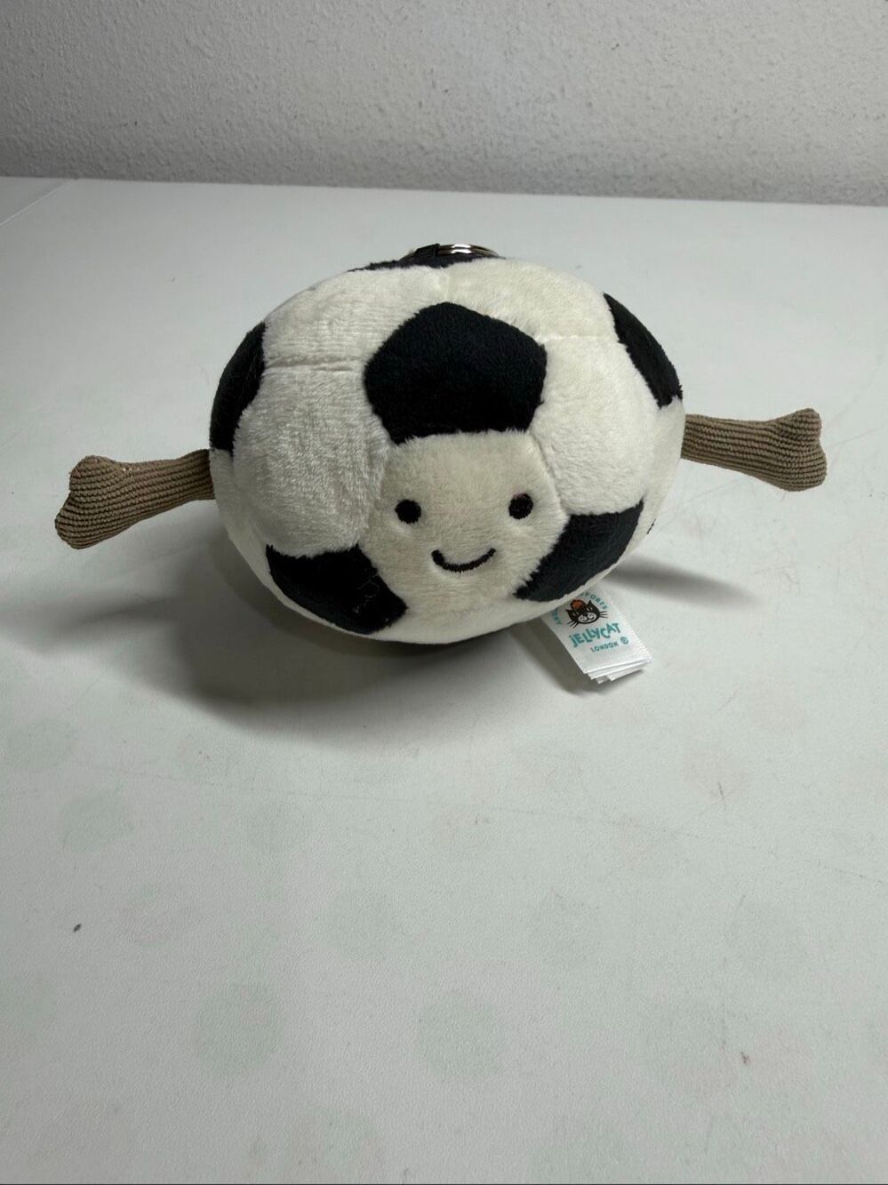 Jellycat Amuseables Sports Soccer Bag Charm NWT